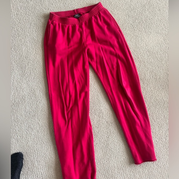 TNA Pants - TNA Hot Pink Terry Fleece Pants